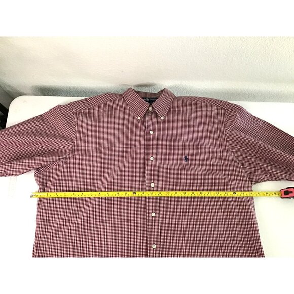 RALPH LAUREN-MENS CLASSIC FIT BUTTON-DOWN SHORT SLEEVE 100% COTTON SHIRT SIZE XL - Picture 5 of 6